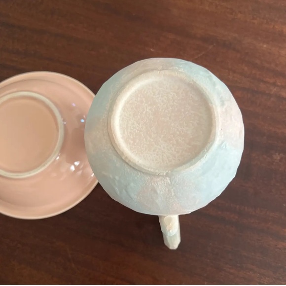 Vintage Ceramic Pitcher & Basin, Hand Decorated Vase - Picture 8 of 9